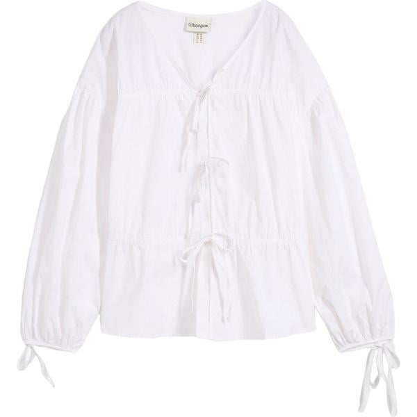 bluse bonprix bianco