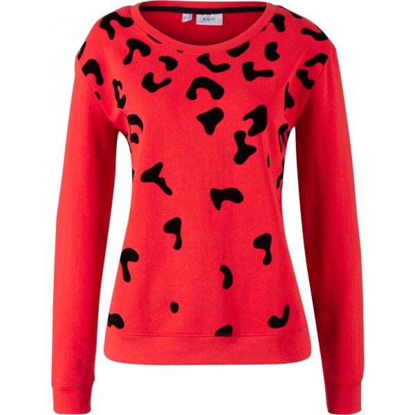 Felpa con stampa rosso Bpc selection rosso