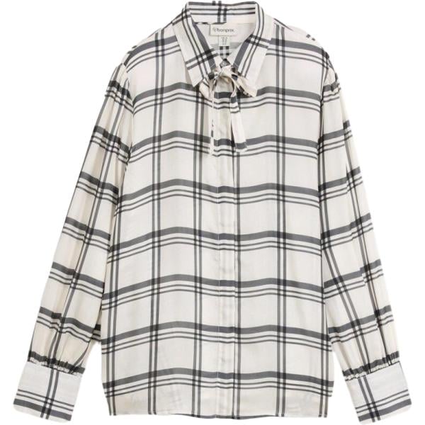 Camicia da donna in bianco avorio in cupro bonprix bonprix