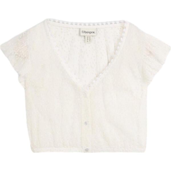Top da donna in bianco neve bonprix