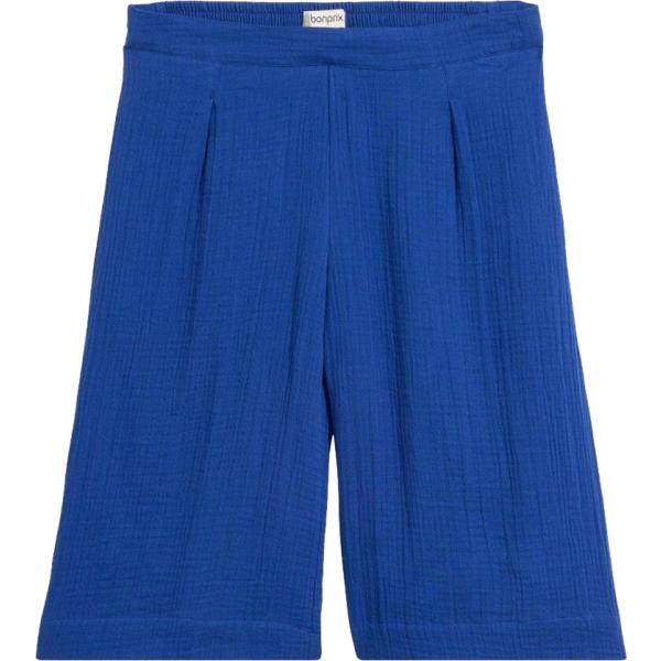 Bermuda da donna in blu scuro con coulisse bonprix