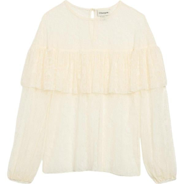 bluse bonprix bianco