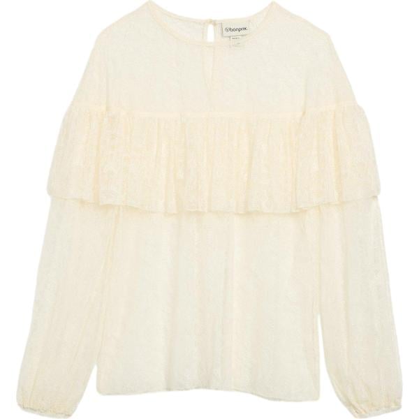 bluse bonprix bianco