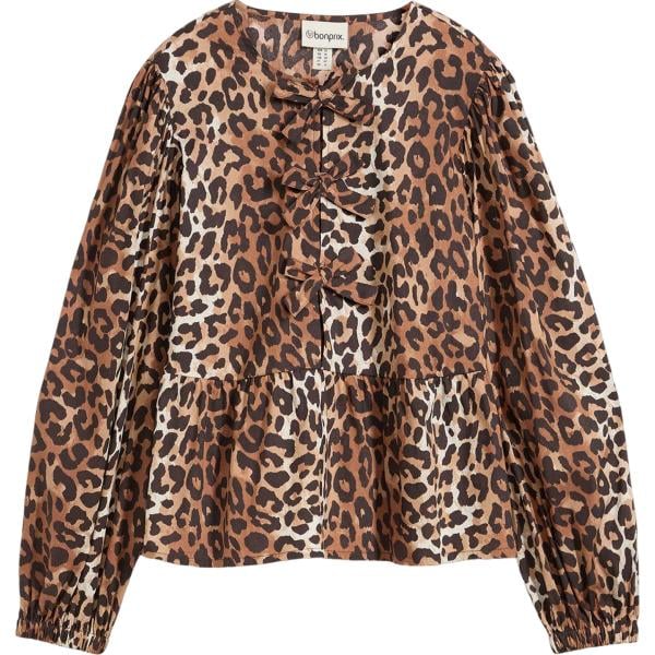 bluse bonprix marrone