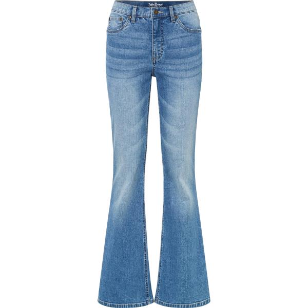 jeans a zampa bonprix blu
