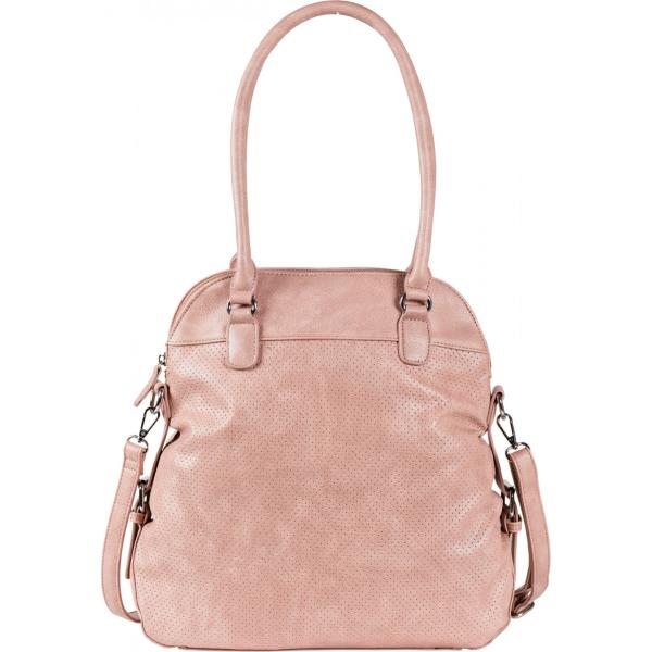 Borsa a mano con zip e tracolla regolabile rosa Bpc bonprix collection rosa