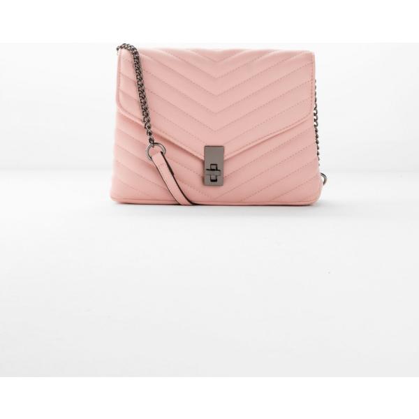 Borsa a tracolla con zip rosa Bodyflirt arancione