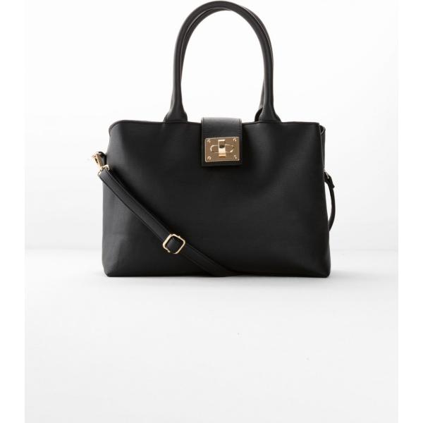 Borsa a tracolla con zip e tracolla regolabile nero Bpc bonprix collection nero