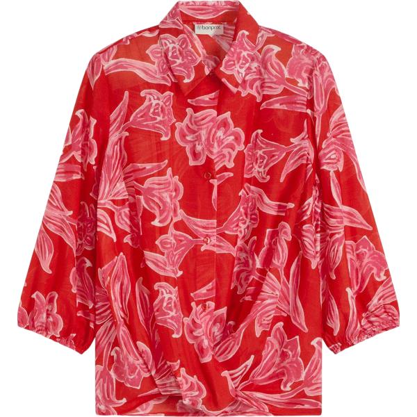 bluse bonprix rosso