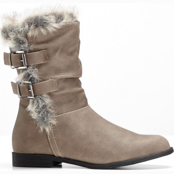 Stivali con zip marrone Bpc selection marrone