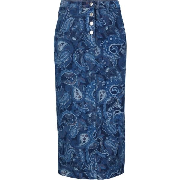 gonne bonprix blu paisley