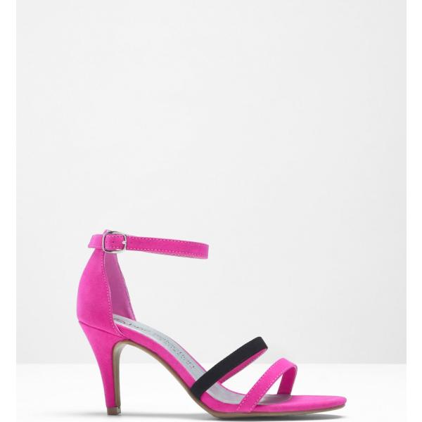 Sandali con cinturino fucsia Bpc selection viola