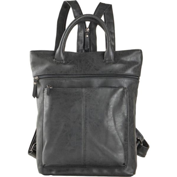 Zaino da donna in grigio scuro con zip bonprix