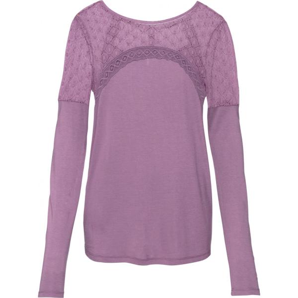 Maglia con pizzo e scollo viola Rainbow viola