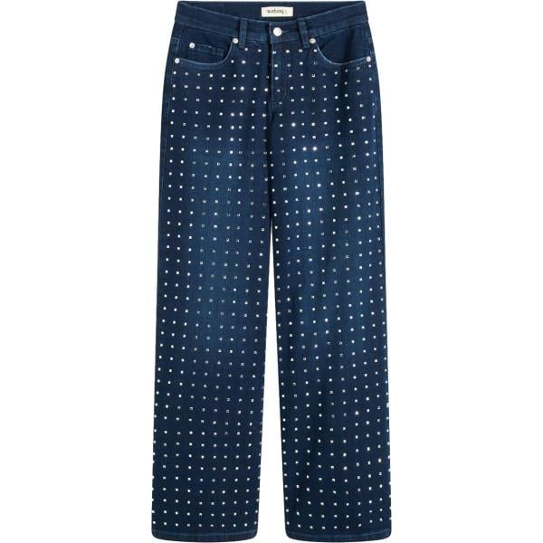 jeans dritti bonprix blu