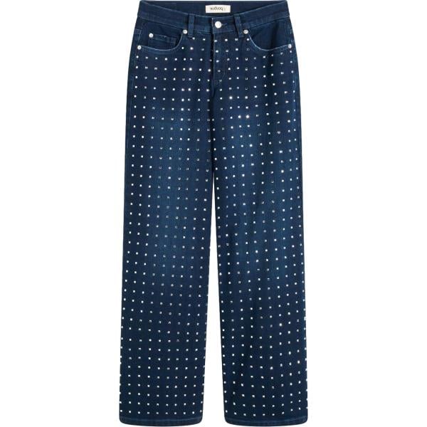 jeans dritti bonprix blu