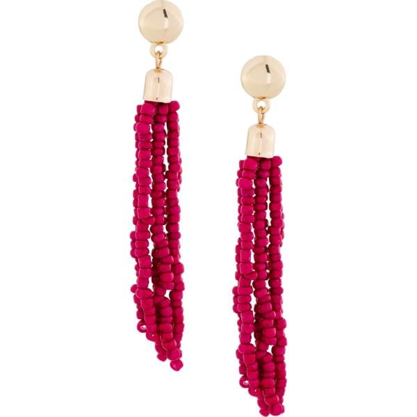 Orecchini con perle fucsia Bpc bonprix collection viola