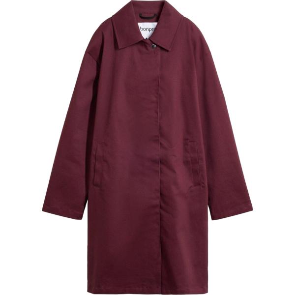 Trench da donna in marrone scuro tessuto impermeabile bonprix