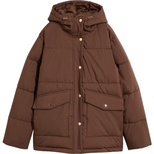 Piumino da donna in marrone scuro bonprix bonprix