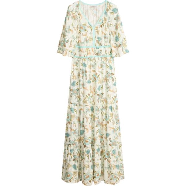 Vestito lungo da donna in bianco avorio lungo bonprix bonprix