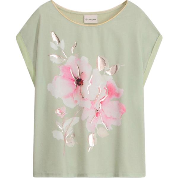 t-shirt bonprix verde