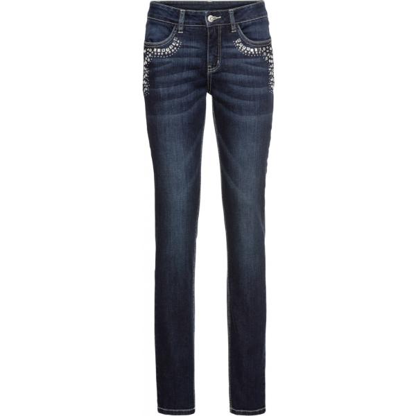 Jeans elasticizzato skinny delavé blu Bodyflirt blu