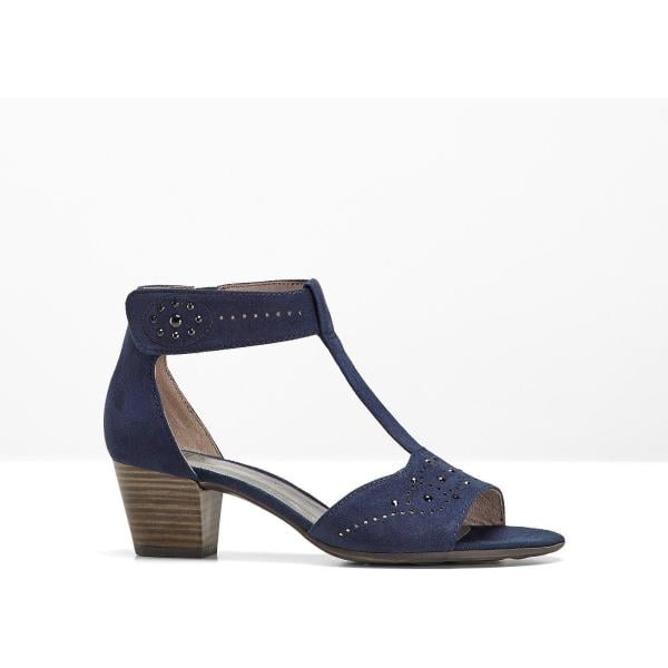 sandali col tacco bonprix bianco