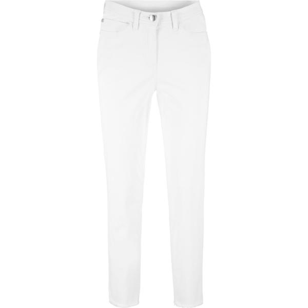 pantaloni capri bonprix bianco