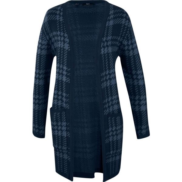 cardigans bonprix blu a quadri