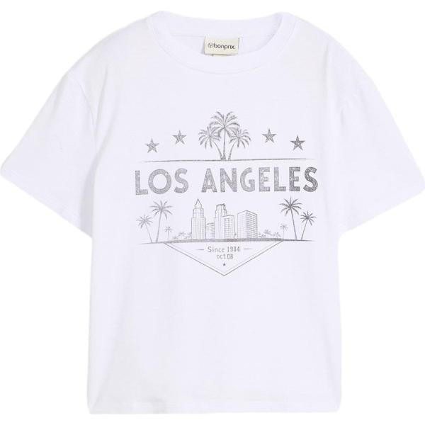 t-shirt bonprix bianco