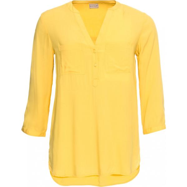 Blusa con scollo a maniche 3/4 giallo John Baner JEANSWEAR blu
