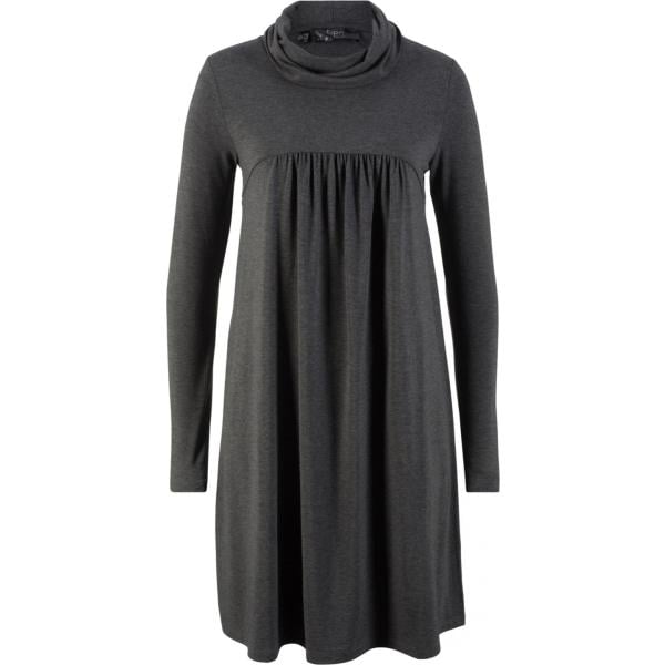 Vestito a maniche lunghe jersey grigio Bpc bonprix collection grigio