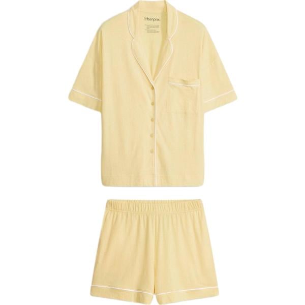 Pigiama da donna in beige sabbia in viscosa bonprix