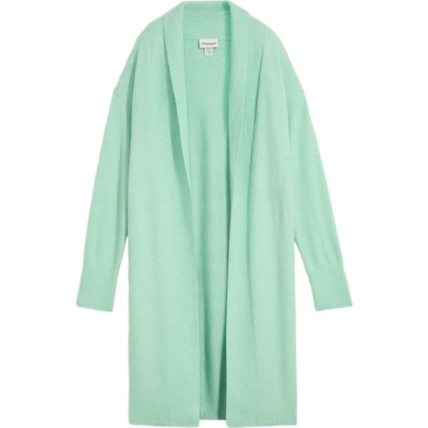 Cardigan da donna in verde chiaro lungo bonprix