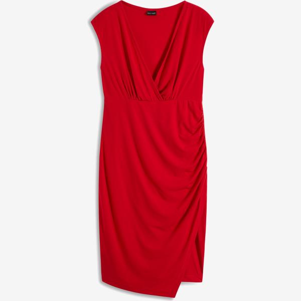 vestiti bonprix rosso tinta unita