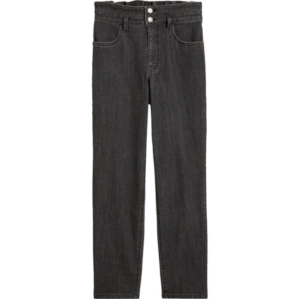 Jeans mom da donna in grigio scuro a vita alta in denim bonprix