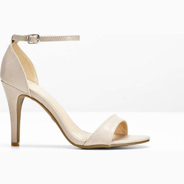 sandali in pelle Bodyflirt bianco