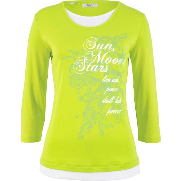 maglieria bonprix verde con stampe
