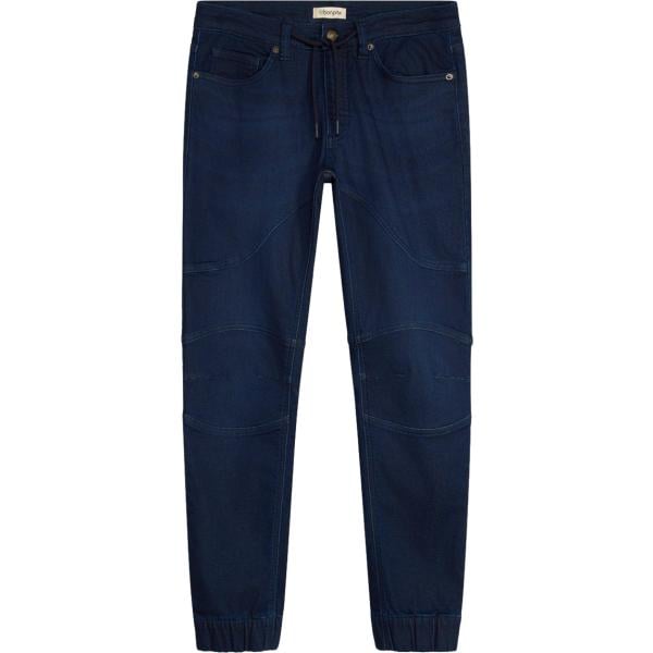 Jeans dritti da uomo in blu scuro in denim bonprix