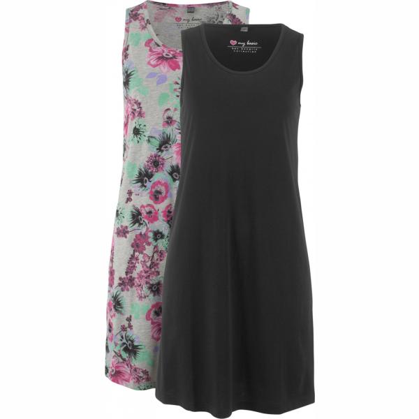 vestiti senza maniche bonprix nero