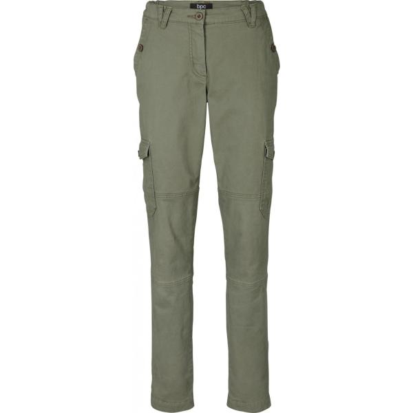pantaloni cargo Bpc bonprix collection verde