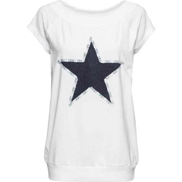t-shirt bonprix bianco