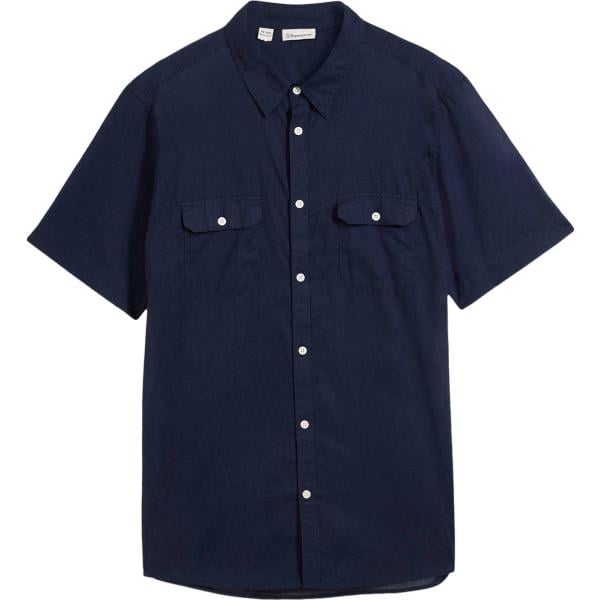 camicie a manica corta bonprix blu