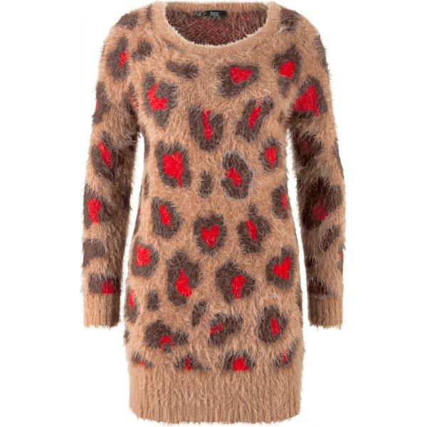 maglioni Bpc bonprix collection marrone animalier