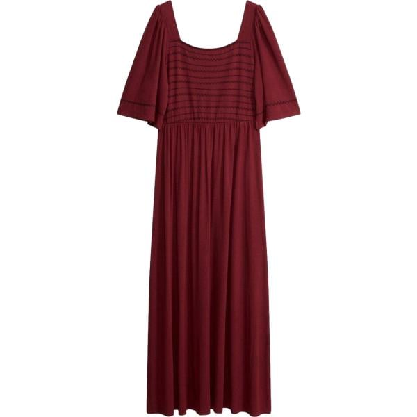 Vestito lungo da donna in marrone scuro lungo in viscosa bonprix bonprix