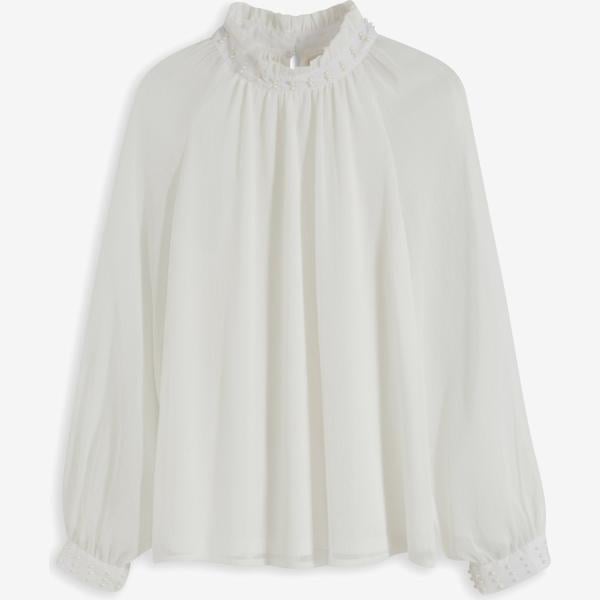 bluse bonprix bianco