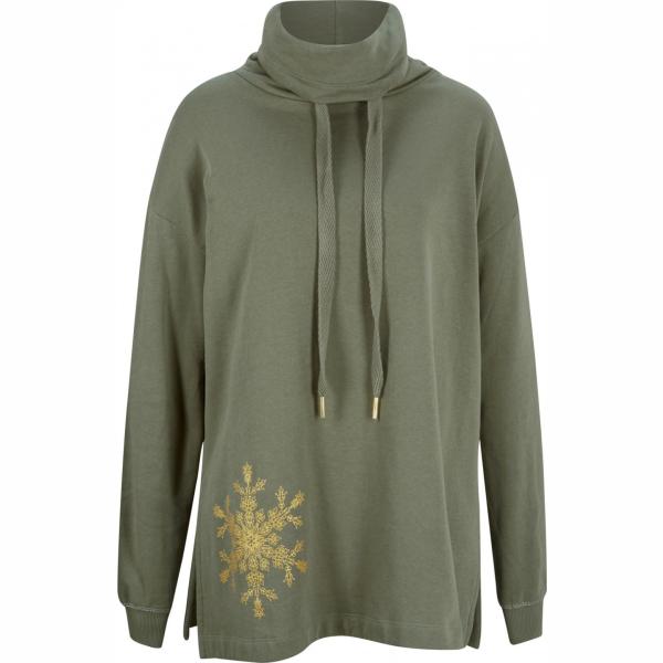 felpe Bpc bonprix collection verde con stampe