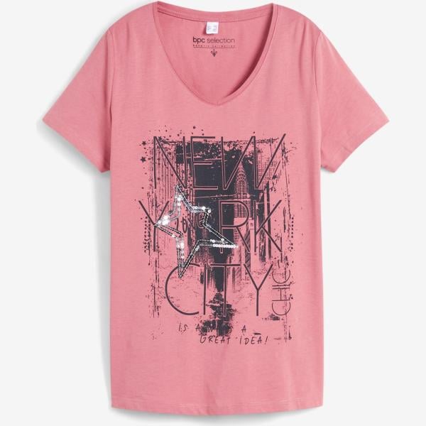 t-shirt bonprix rosa