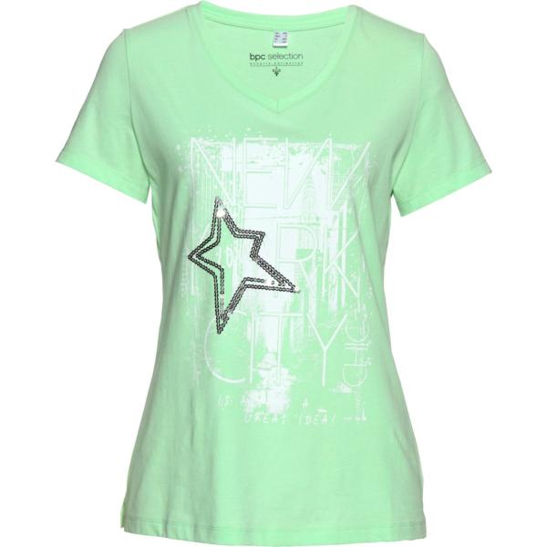 t-shirt bonprix verde