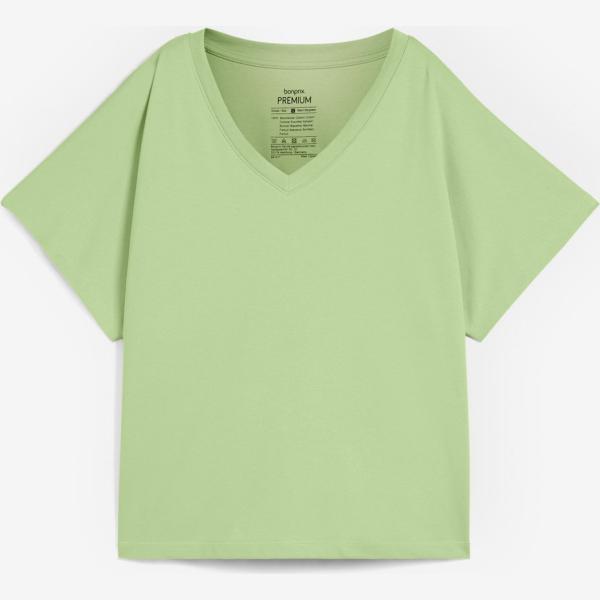 t-shirt bonprix verde
